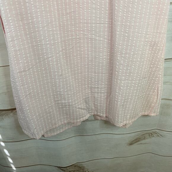 Croft & Barrow Intimates Pink & White Stripes Short Sleeve Sleep Dress Size S - Picture 5 of 9